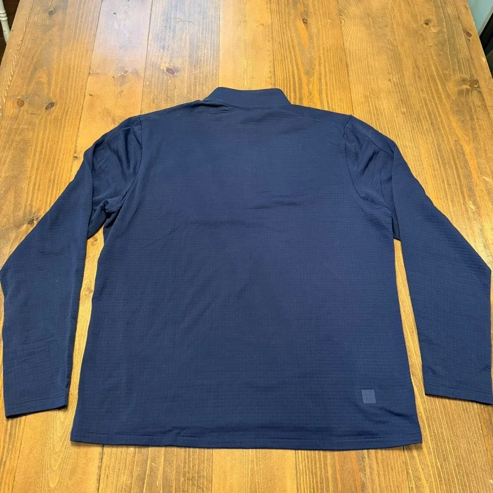 Ten Thousand Pullover Mens XL Blue The Over Zip Tactical Grid Waffle Training